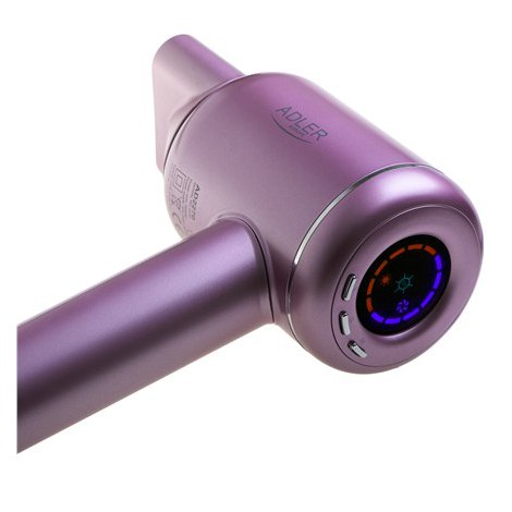 Adler Hair Dryer | AD 2270p SUPERSPEED | 1600 W | Number of temperature settings 3 | Ionic function | Diffuser nozzle | Purple - 11